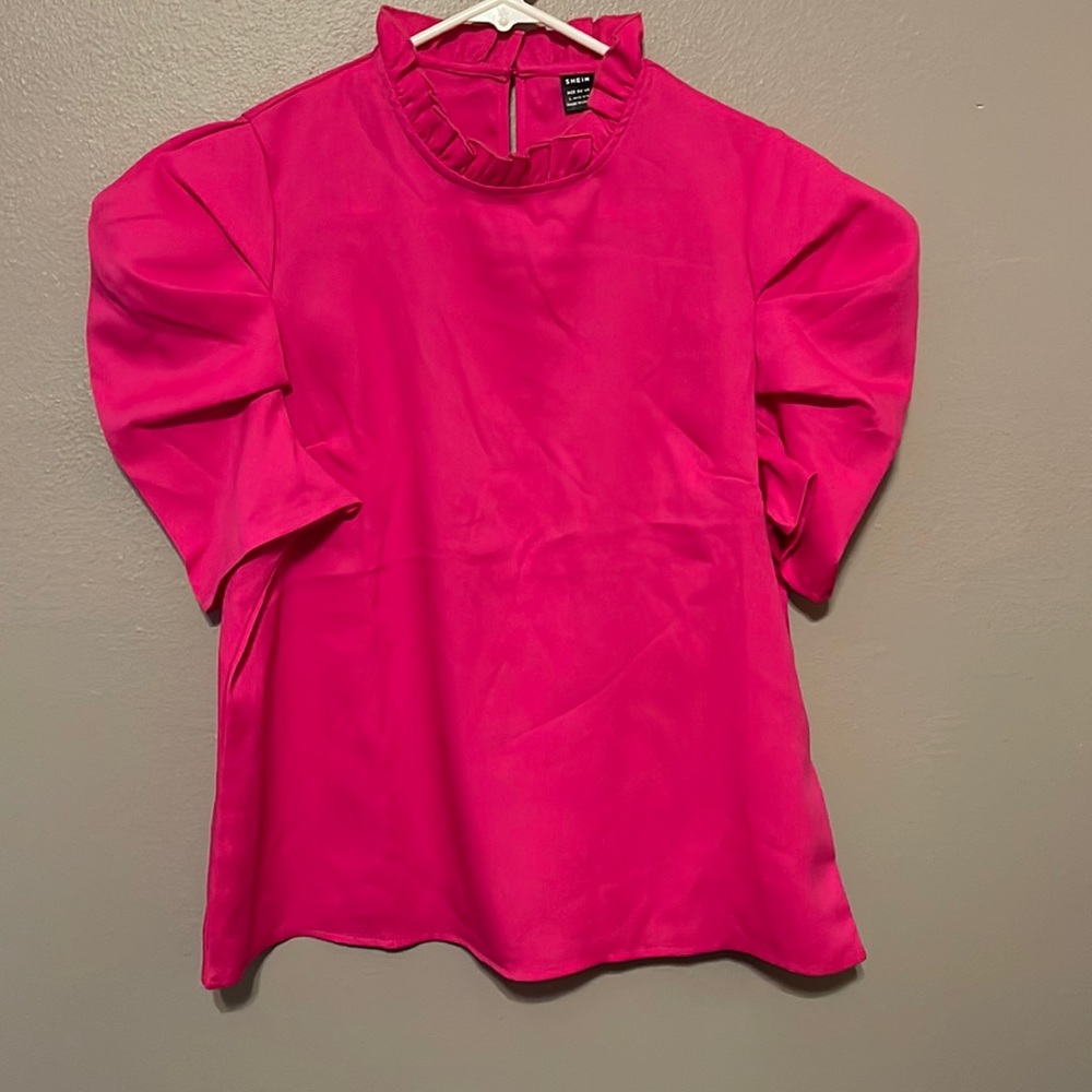Hot pink SHEIN top
